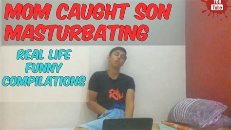 Teenage Step Son <strong>Caught</strong> Step Mom <strong>Masturbating</strong> and Helped her Cum Quickly. . Caought masturbating